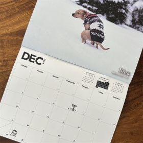 Dog Poop Calendar Festivals Paper Card