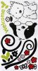 Pets Love - Wall Decals Stickers Appliques Home Dcor