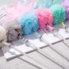 Cat Teaser Fluffyball Feather Wand Stick Funny Interactive Pet Cat Toys Pet Kitten Play Interactive Toy
