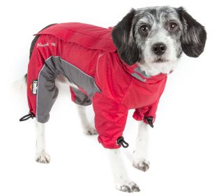 Helios Blizzard Full-Bodied Adjustable and 3M Reflective Dog Jacket (size: medium)
