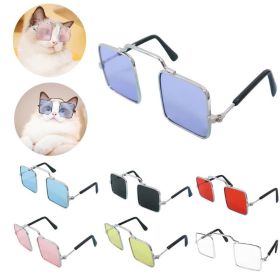 Cute Dog cat Glasses Pet Goggles Glasses Suitable For Puppy Cat Photo Props (Color: Blue)