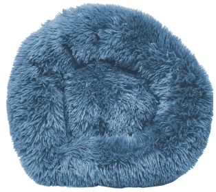 Pet Life Â® 'Nestler' High-Grade Plush and Soft Rounded Dog Bed (Color: Blue)