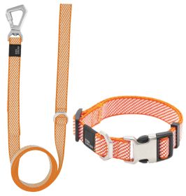 Pet Life Â® 'Escapade' Outdoor Series 2-in-1 Convertible Dog Leash and Collar (Color: Orange)